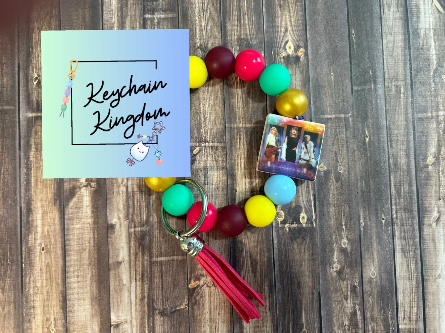 Multicolor Eras Wristlet