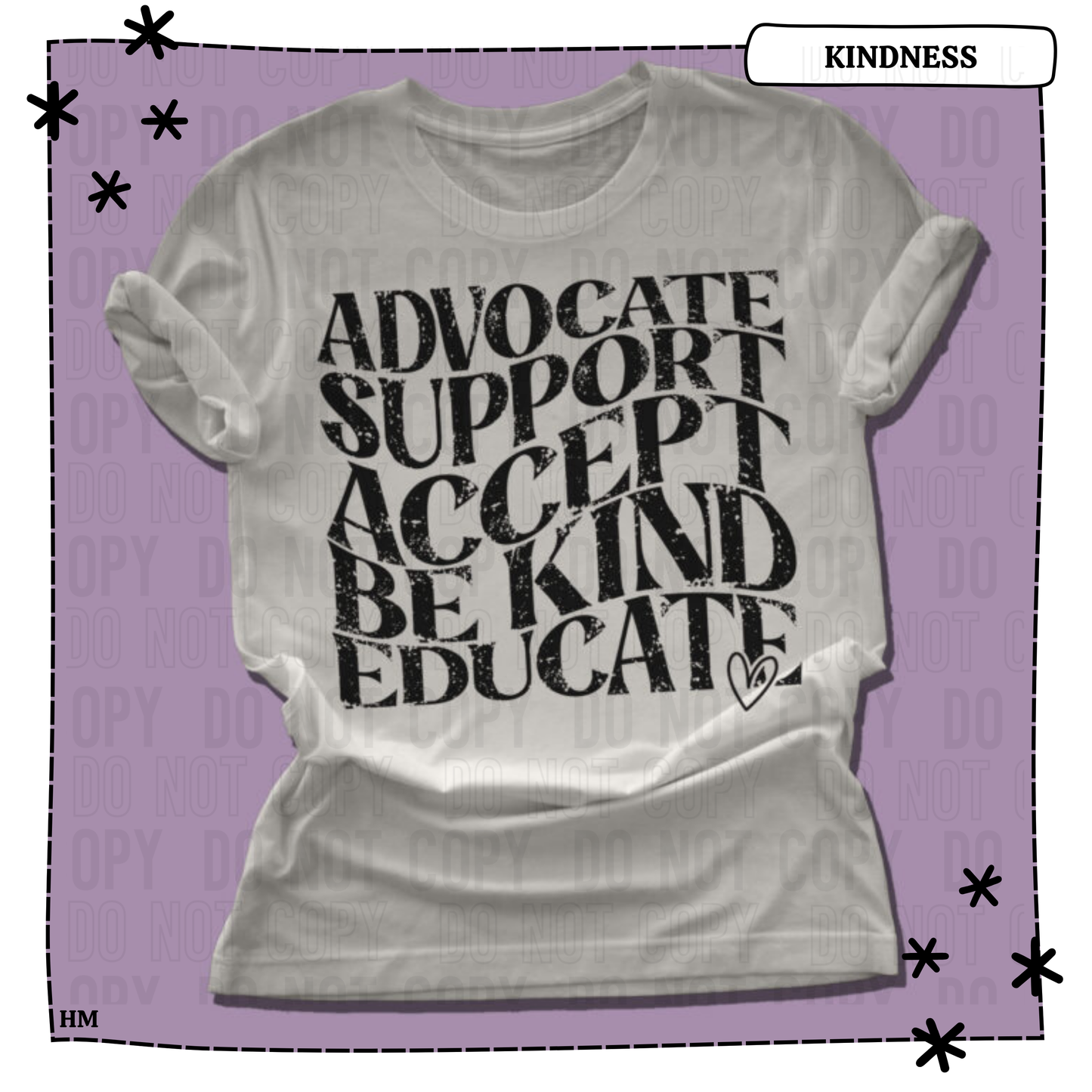 Advocate Support Accept Be Kind Encourage