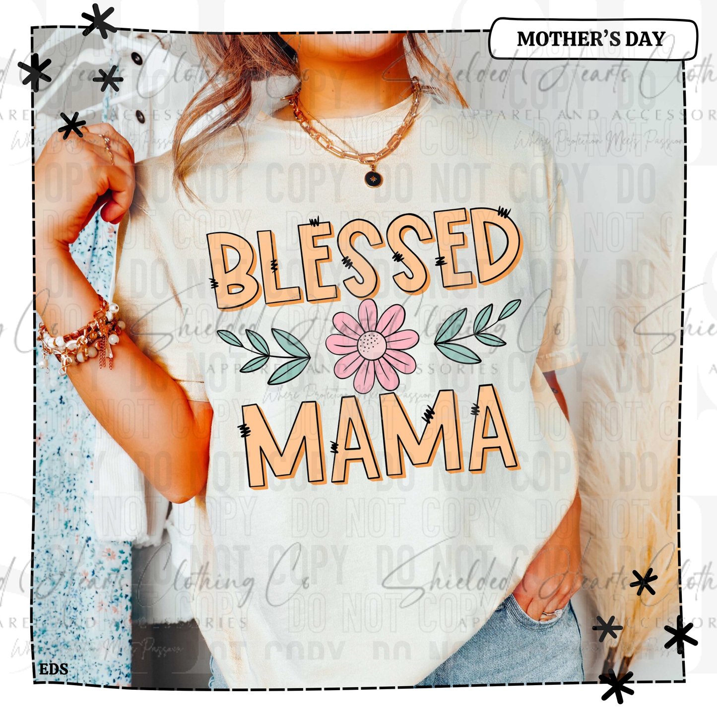 Bless Mama Floral Shirt