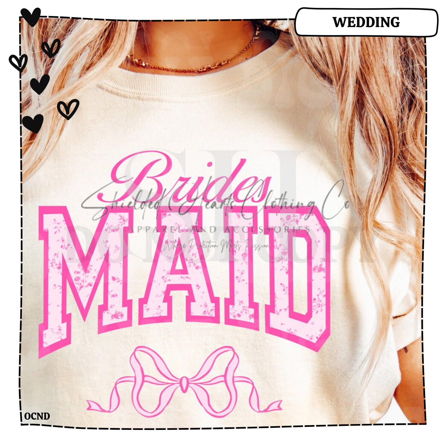 Bridesmaid Coquette Shirt