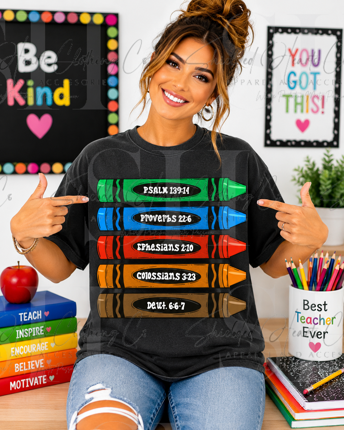 Bible Verse Crayons Dakri