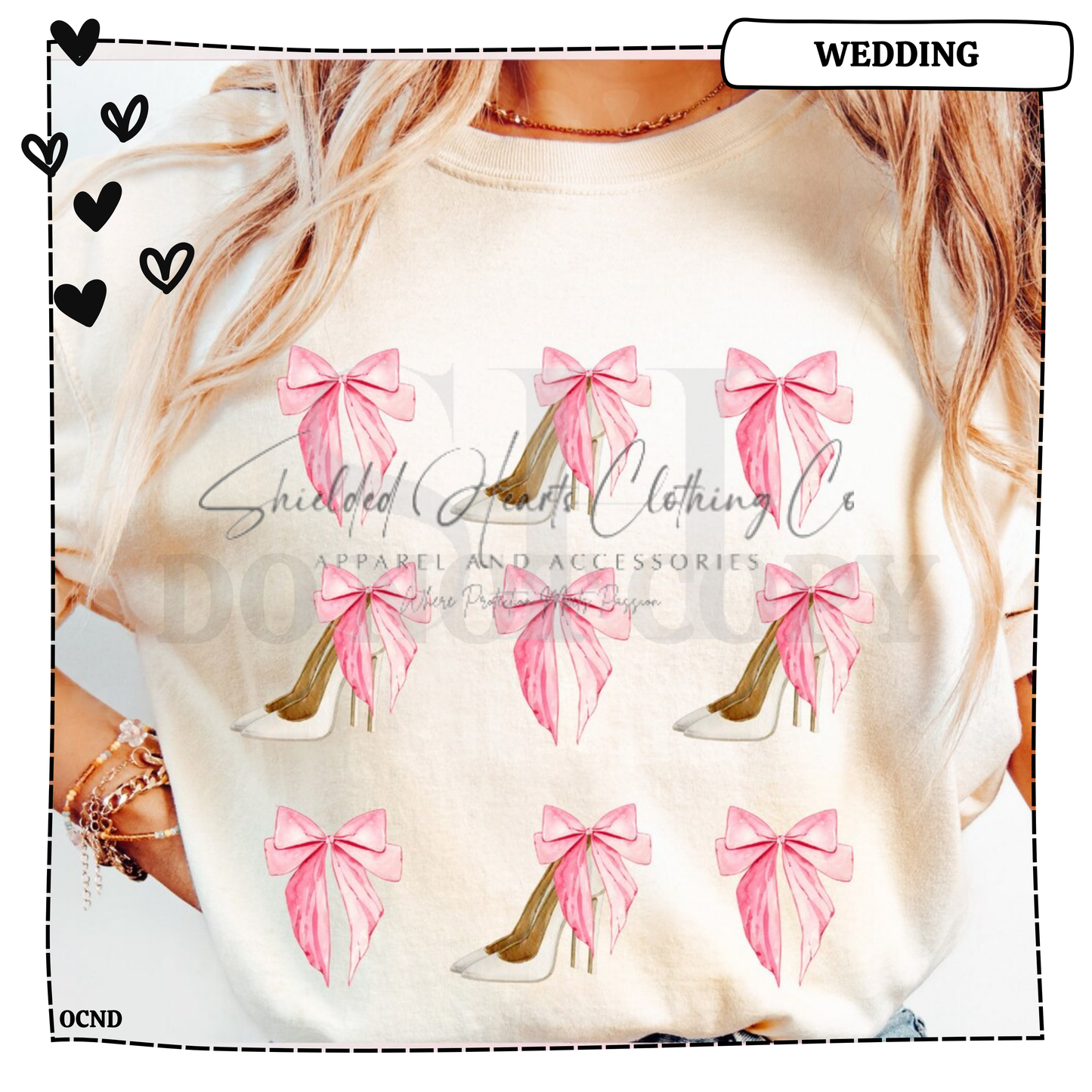 Coquette Wedding Shoes Shirt