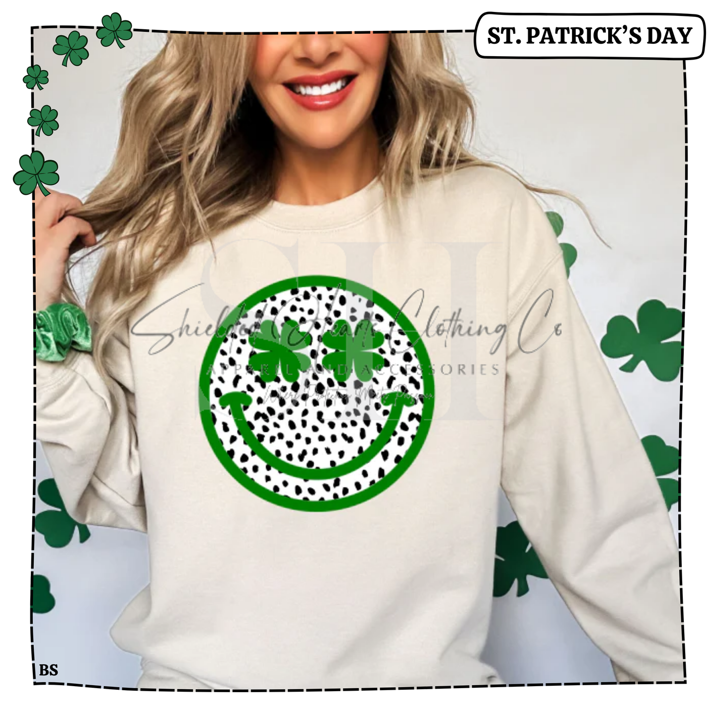 Dalmation 4 Leaf Smile Shirt