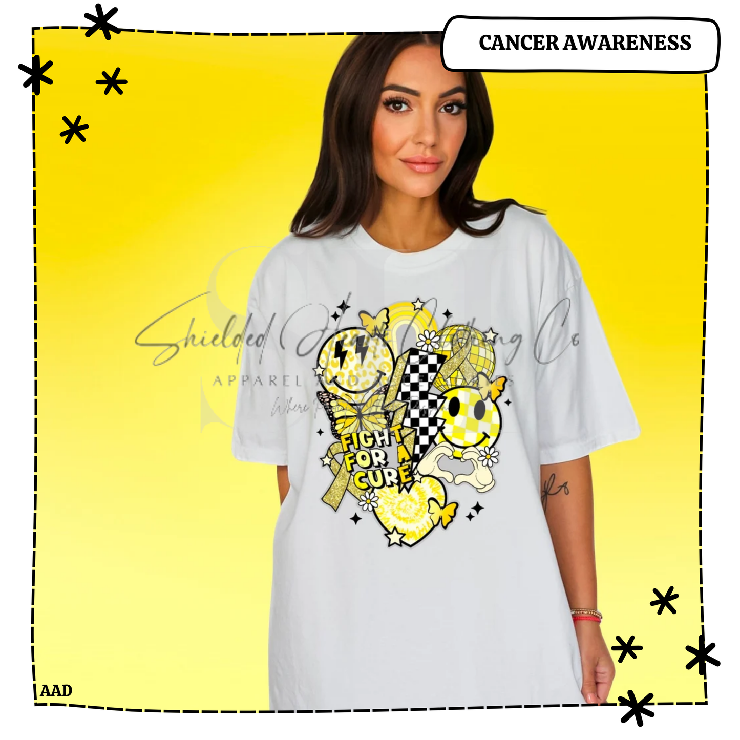 Fight For a Cure Retro Childhood Cancer Shirt
