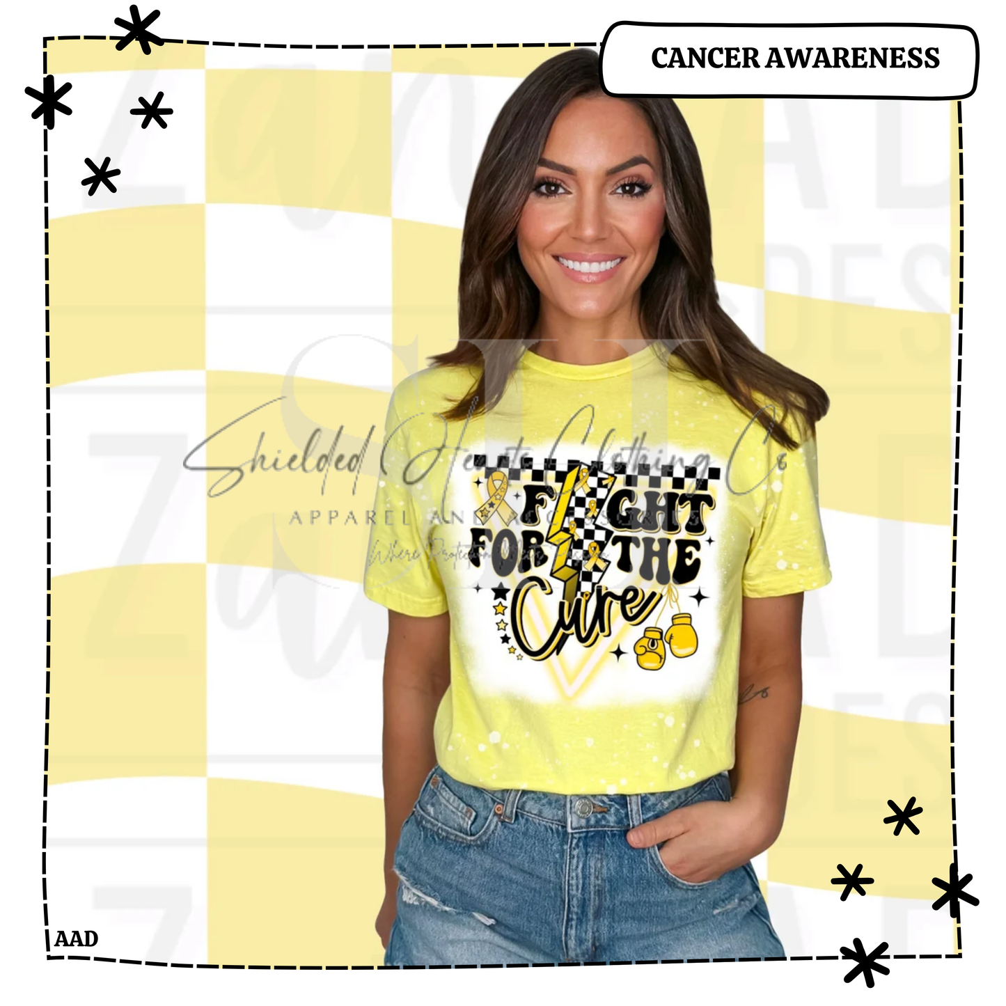 Fight For the Cure Childhood Cancer Awareness Shirt