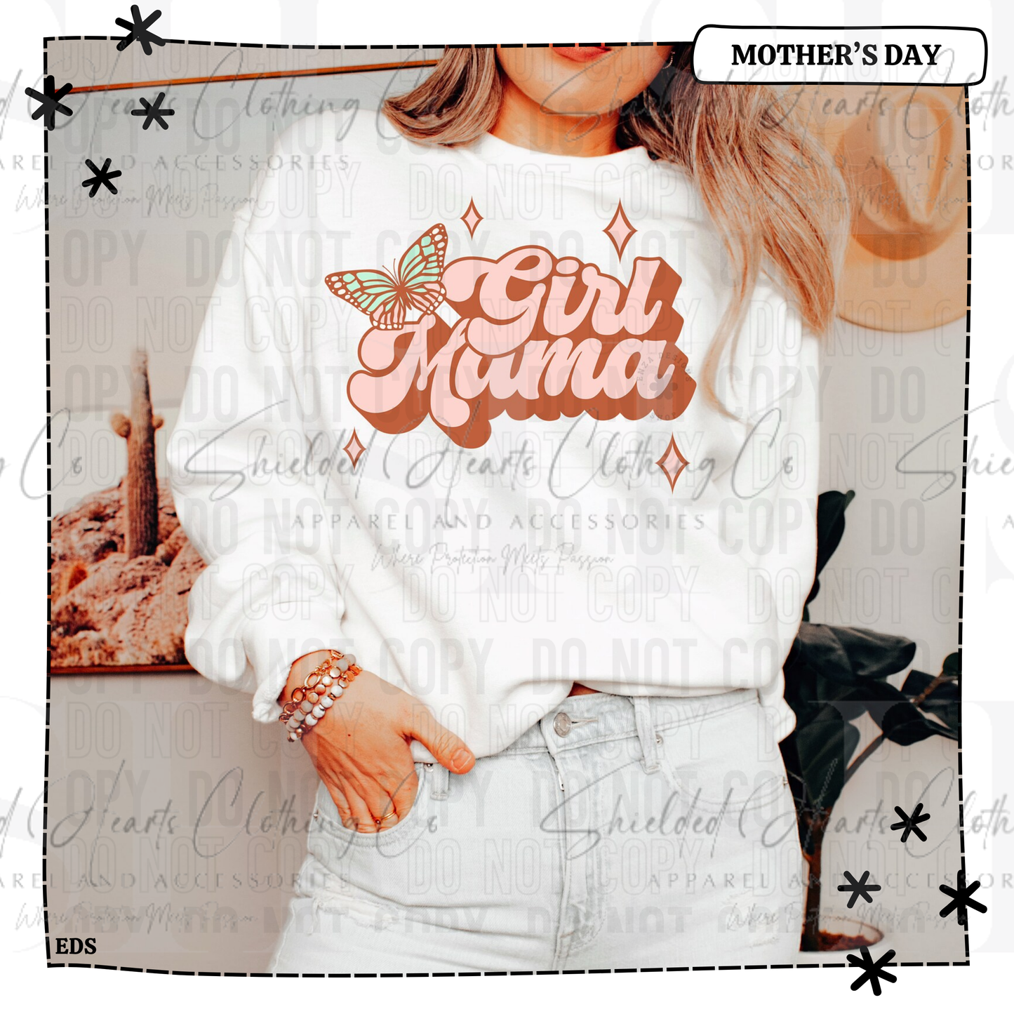 Girl Mama Butterfly Shirt