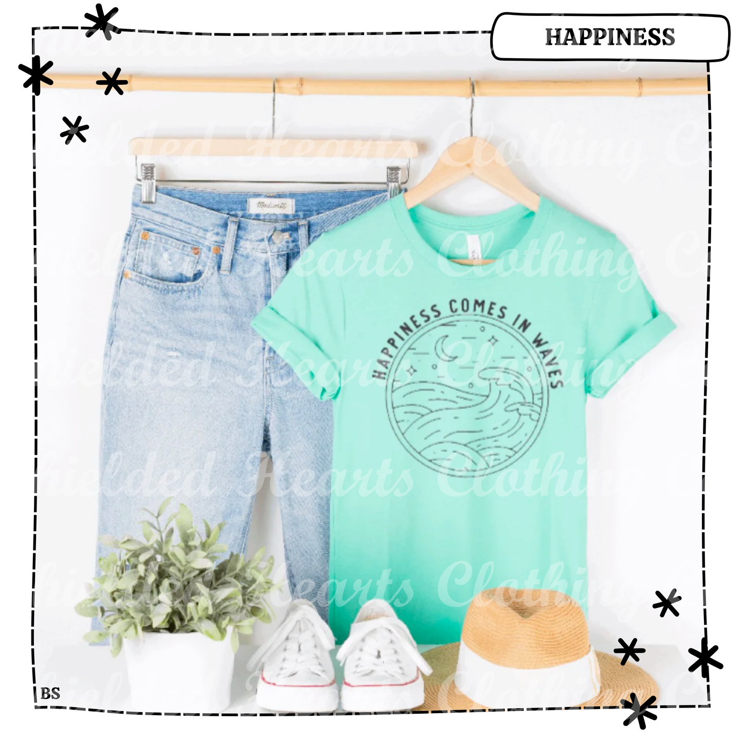 Happiness Comes in Waves Shirt