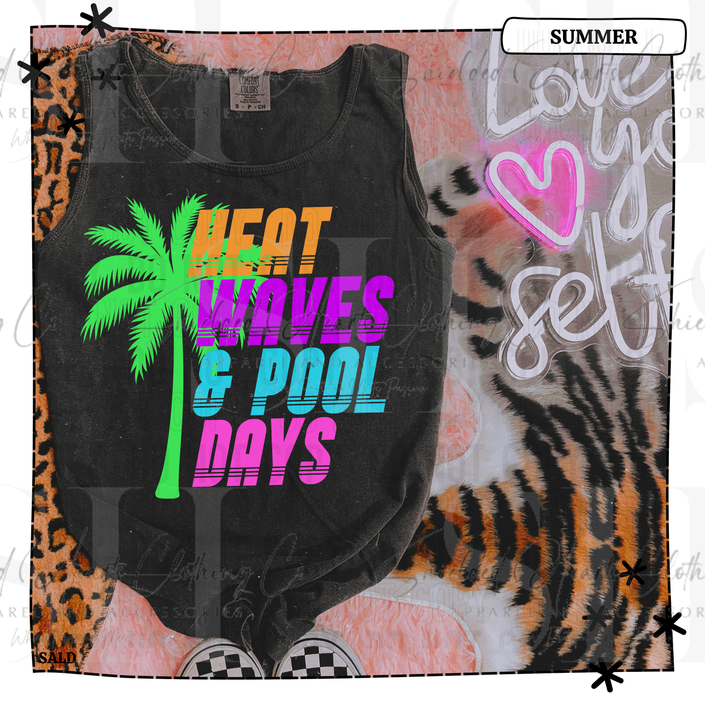 Heat Waves and Pool Days Shirt