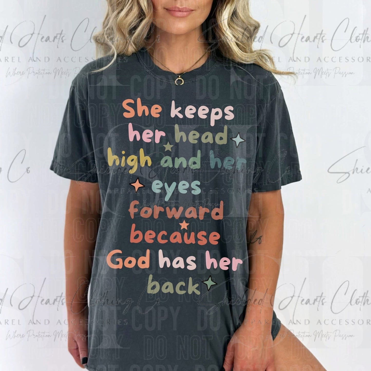 She Keeps Her Head High Shirt