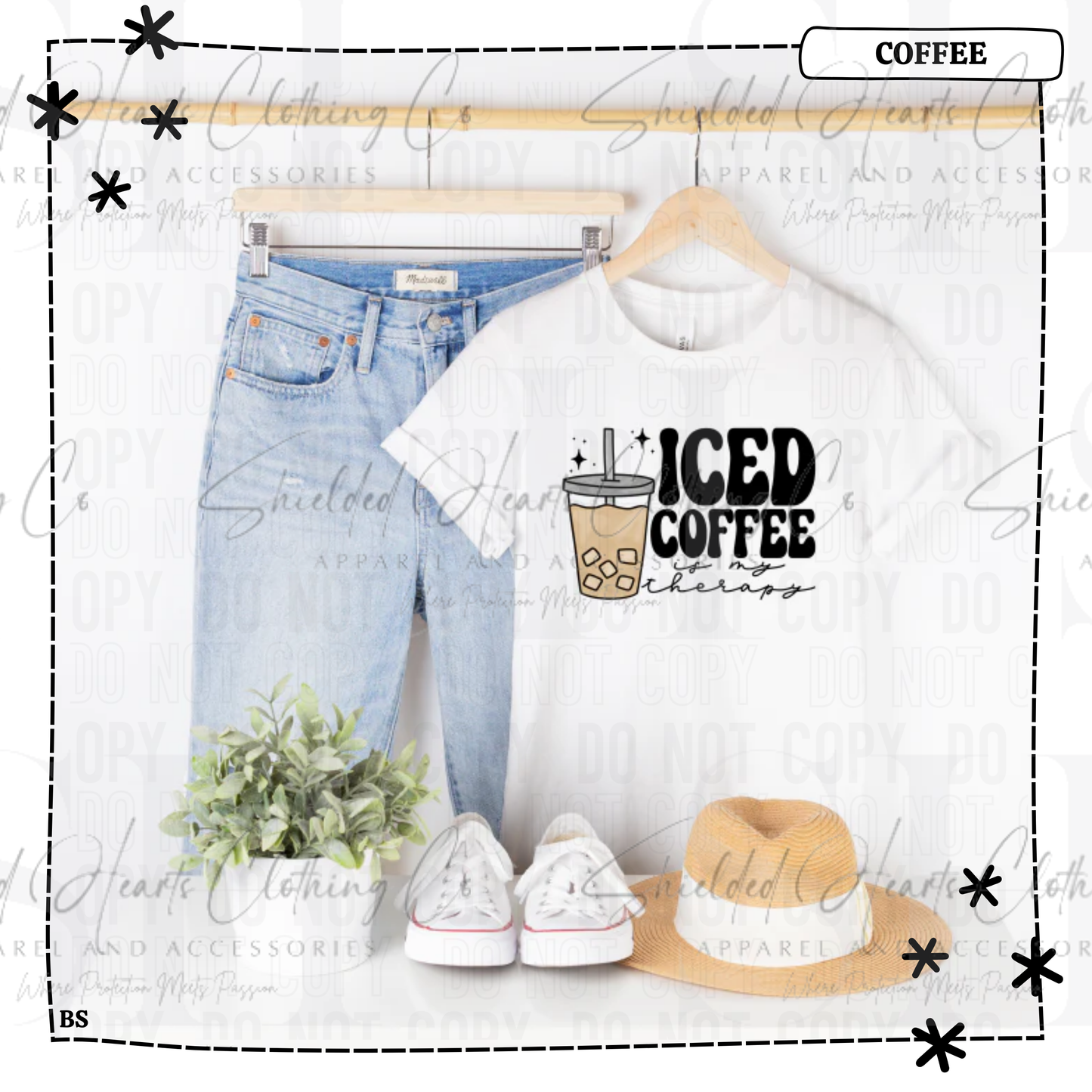 Iced Coffee is My Therapy Shirt