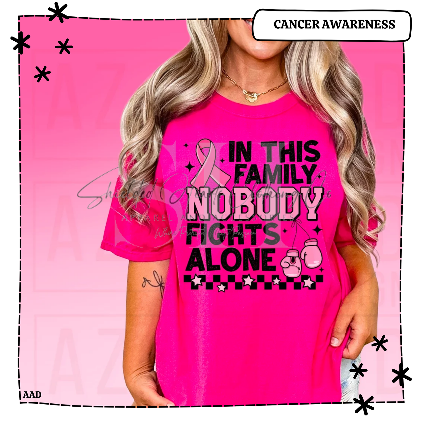 In This Family Nobody Fights Alone Shirt