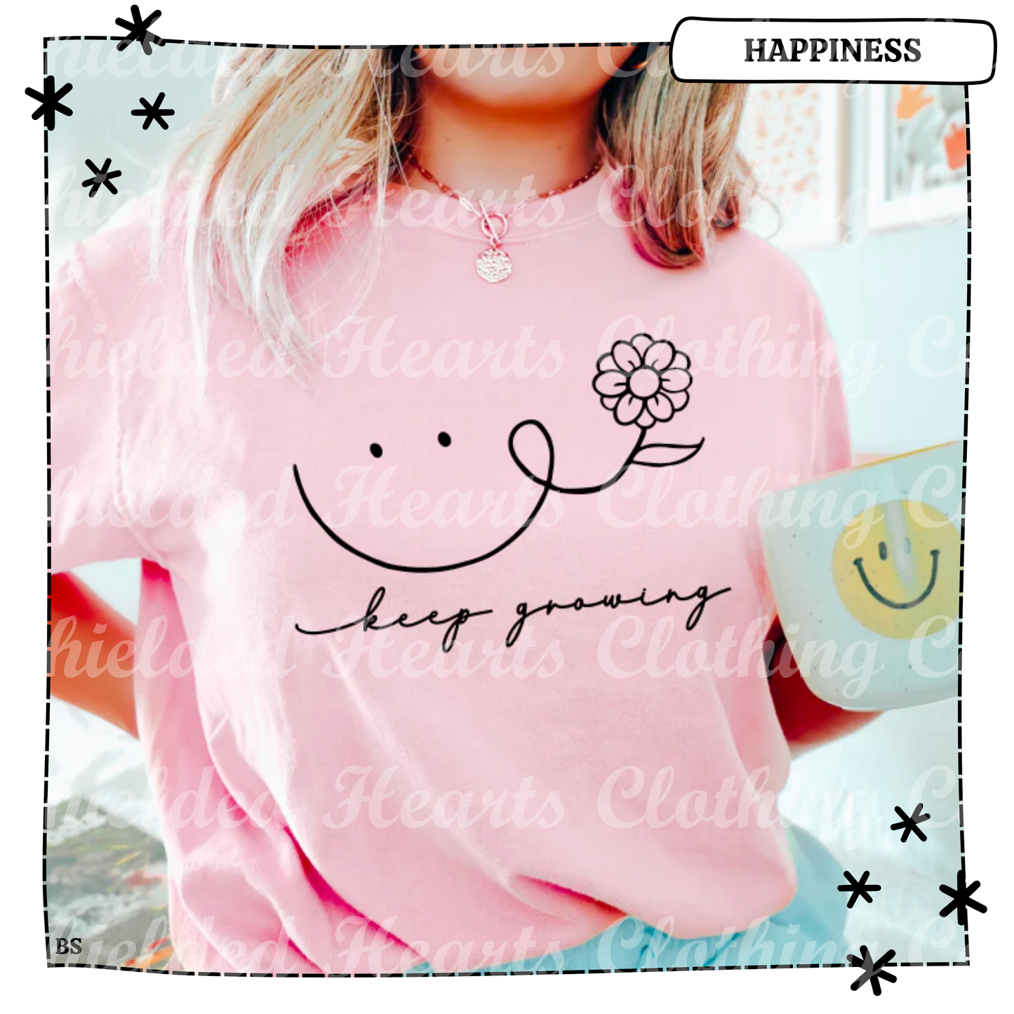 Keep Growing Smile Flower Shirt