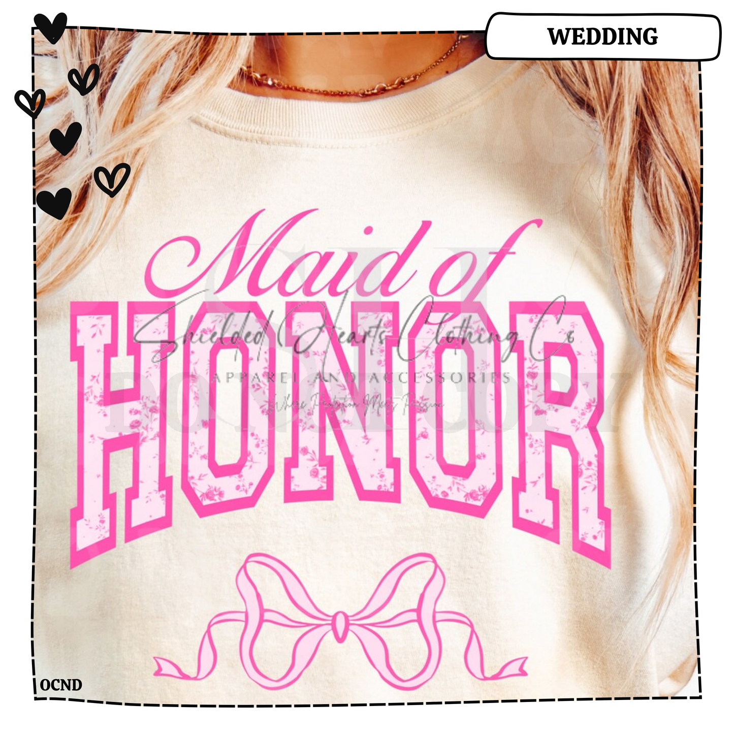 Maid of Honor Coquette Shirt