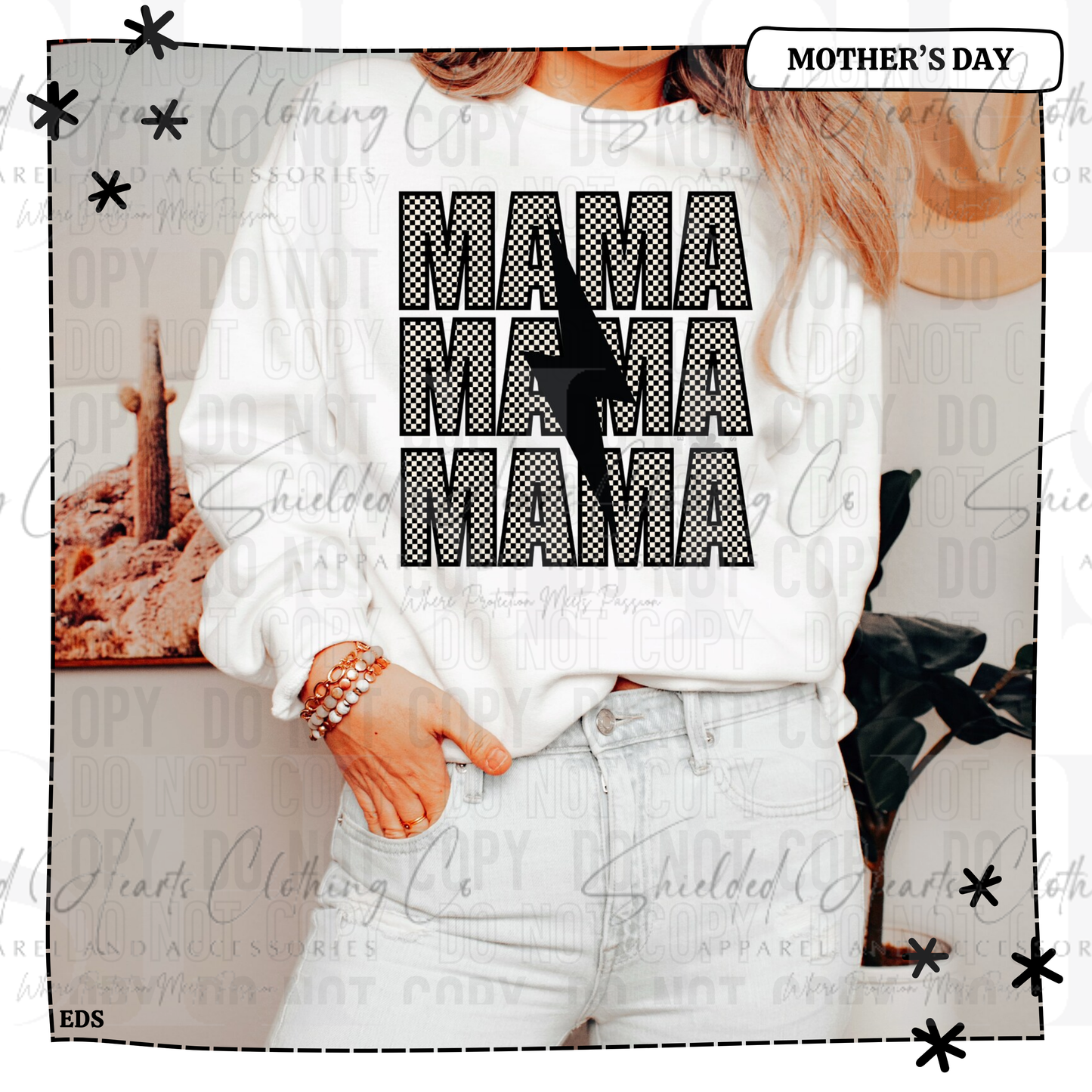 Mama Checker Shirt