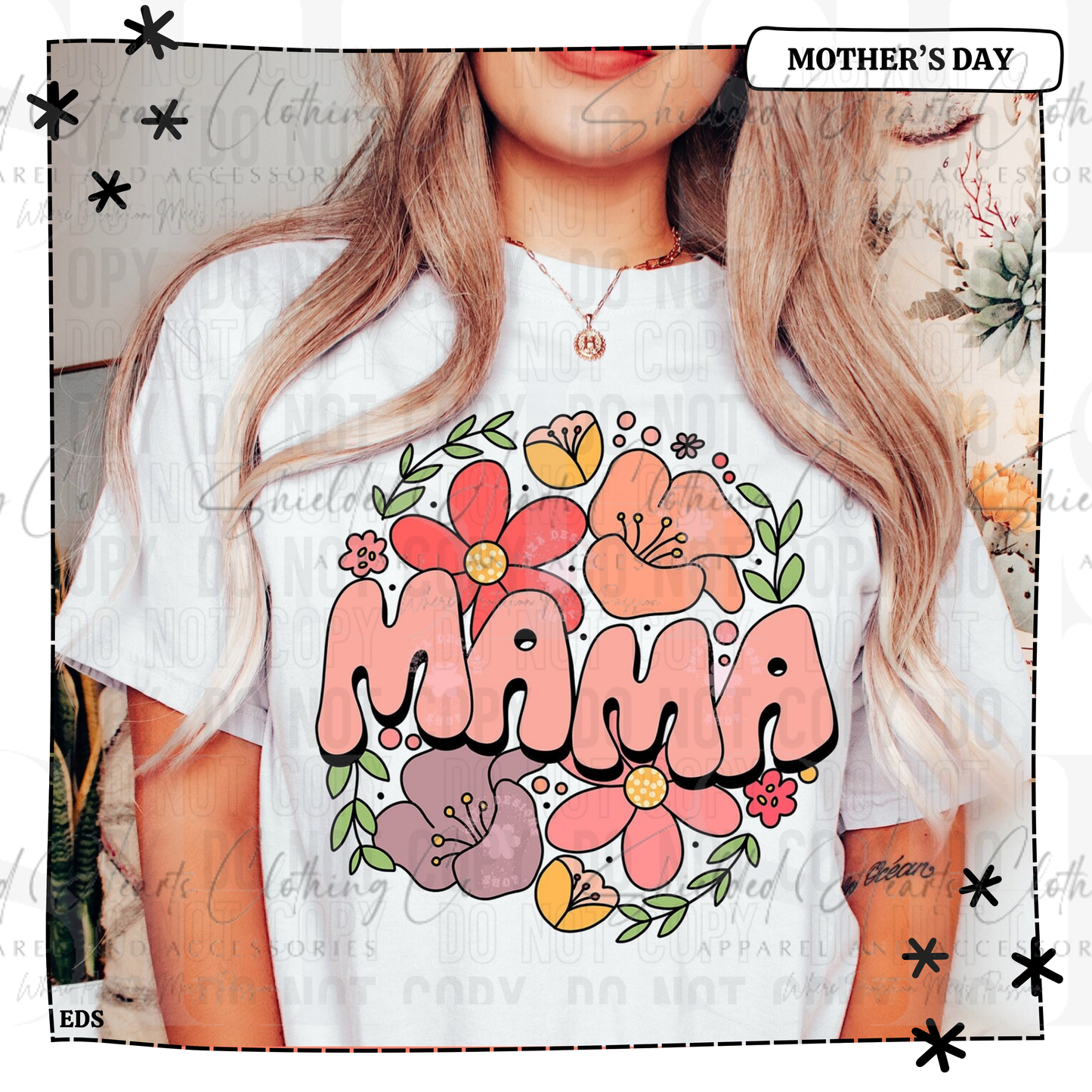 Mama Floral Pastel Shirt
