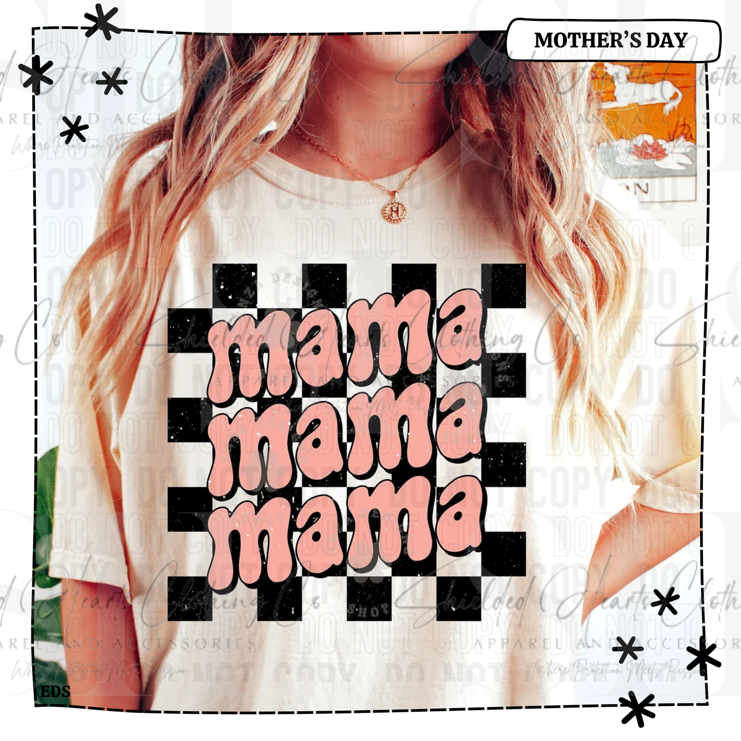 Mama Stacked Retro Shirt