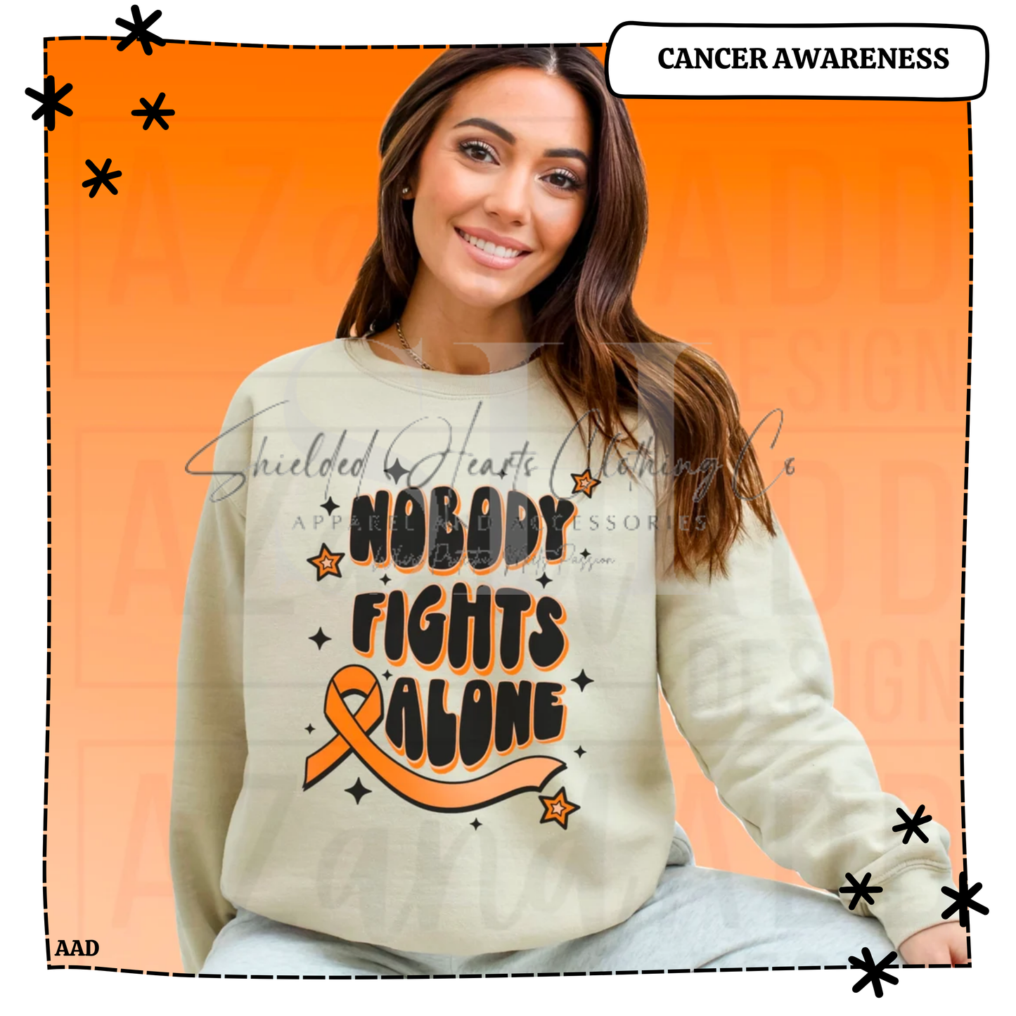Nobody Fights Alone Leukemia Shirt