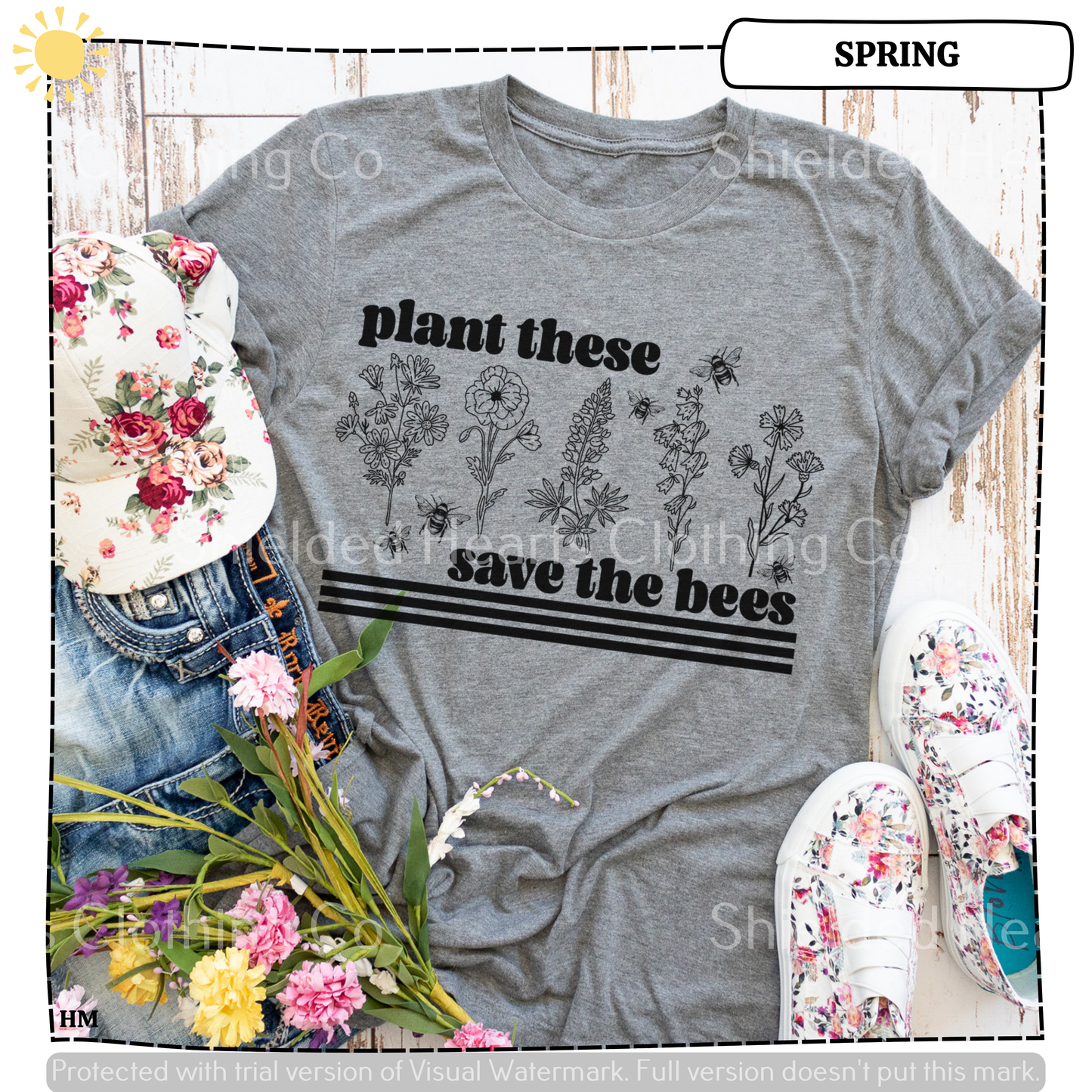 Plant These Save the Bees Shirt