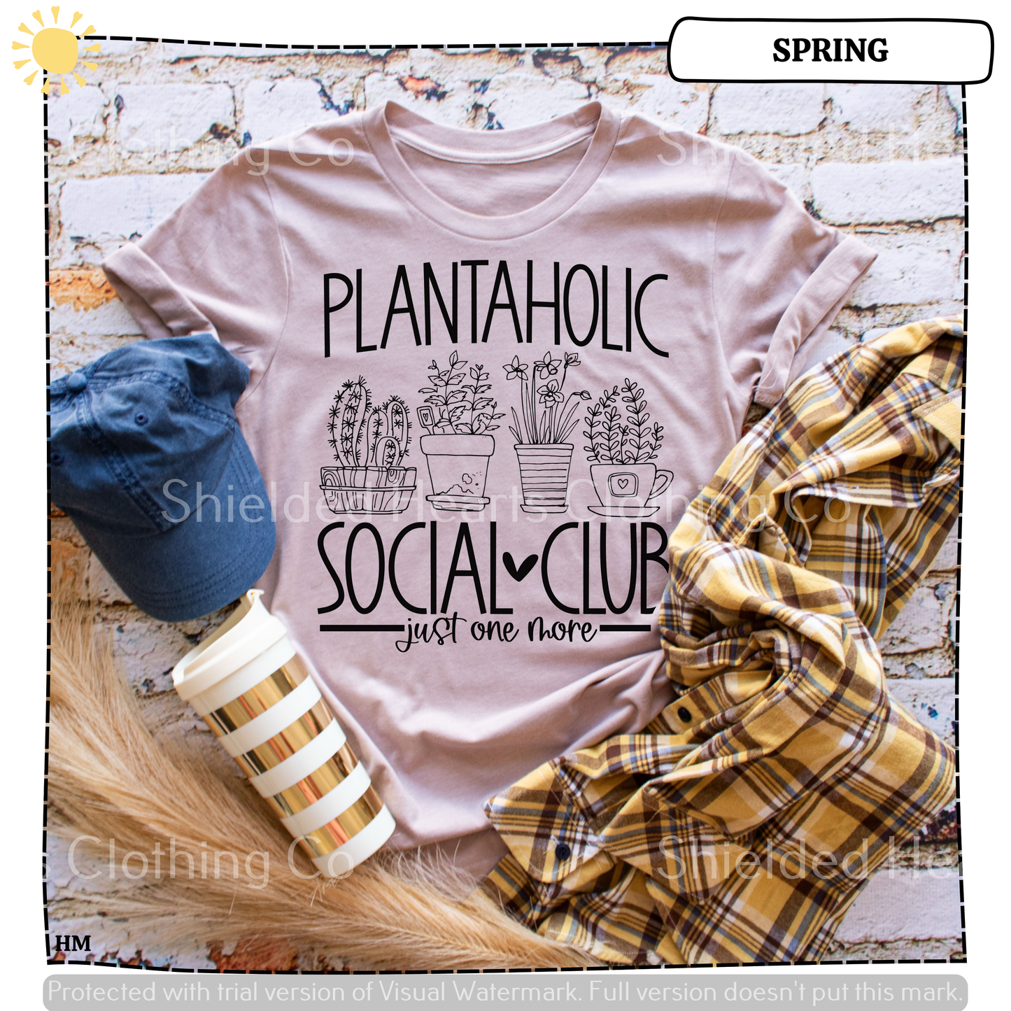 Plantaholic Social Club Black Shirt