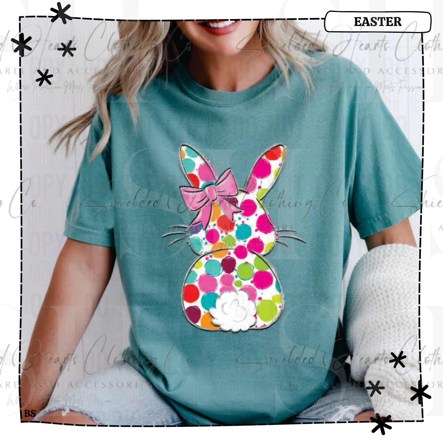 Polka Dot Bunny Shirt