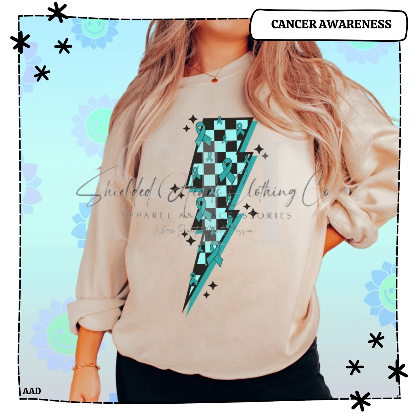 Retro Bolt Cervical Cancer Awareness Shirt