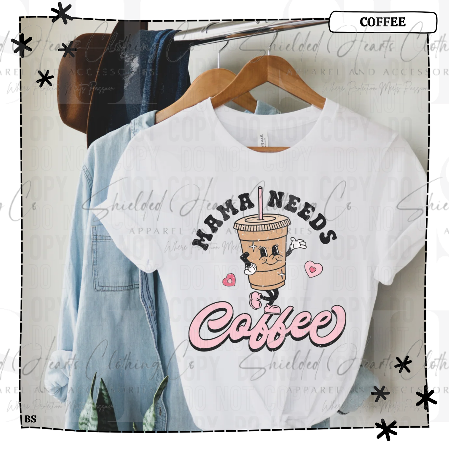 Retro Mama Needs Coffee Shirt
