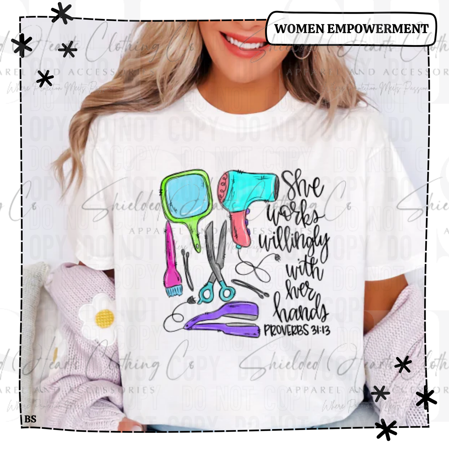 She Works Willingly Hair Shirt