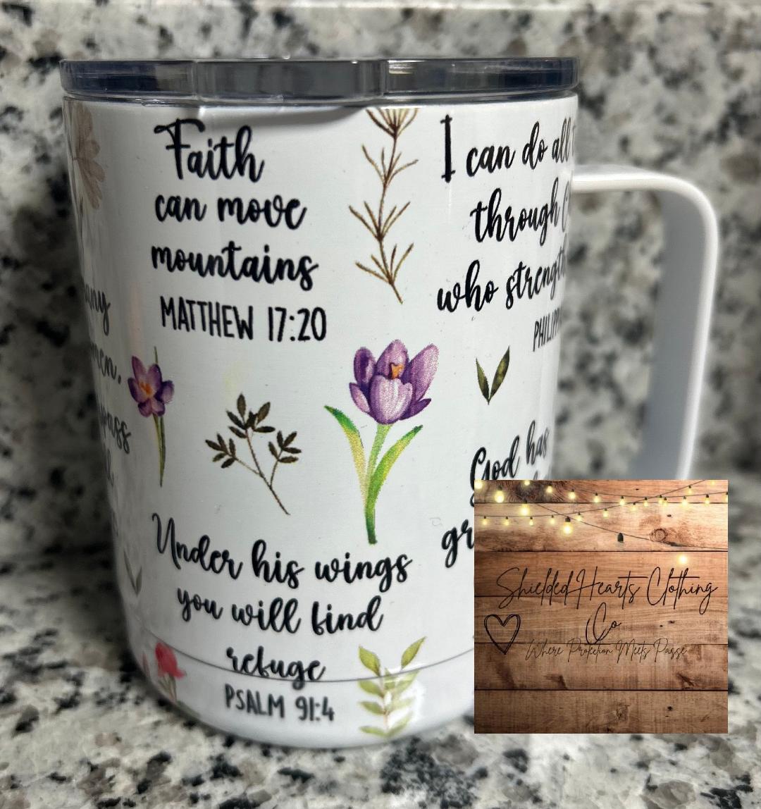Faith Flowers Mug