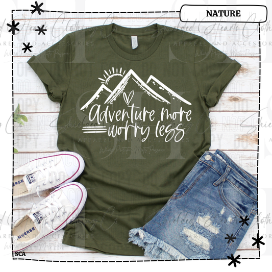 Adventure More Worry Less Shirt