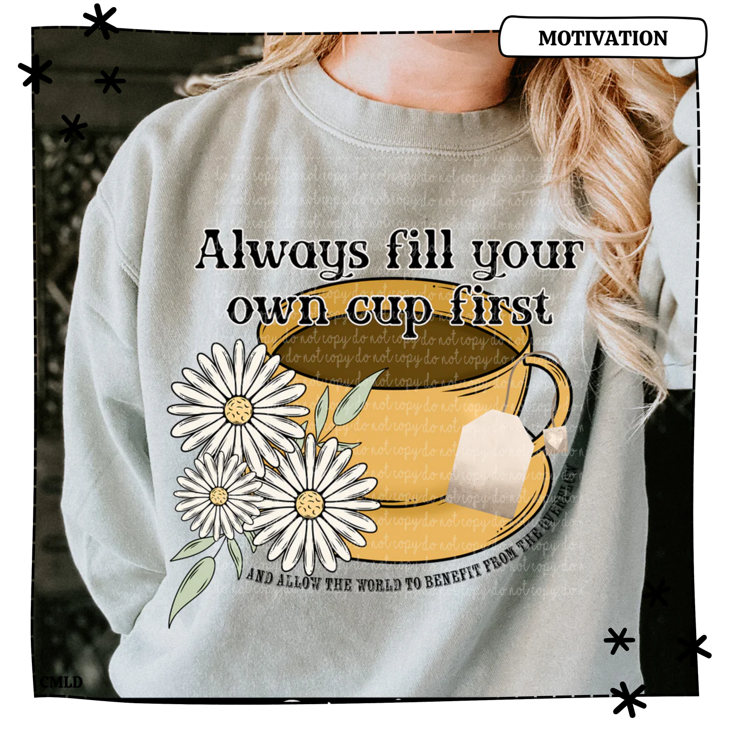 Always Fill Your Own Cup First