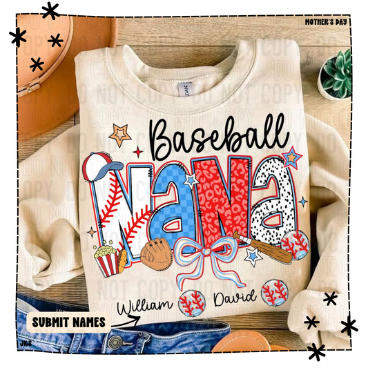 Baseball Nana Custom