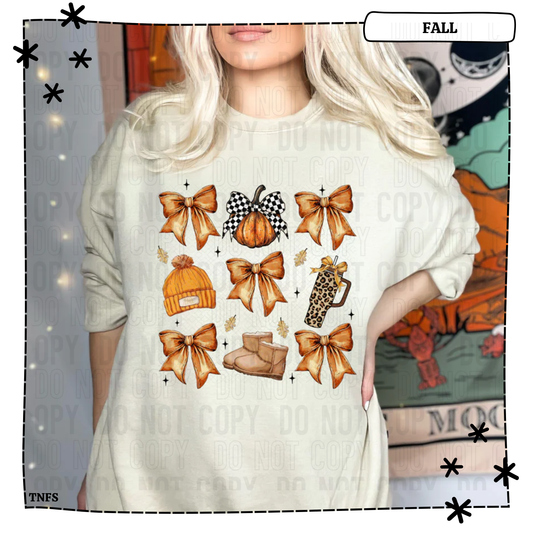 Bow Pumpkin Collage