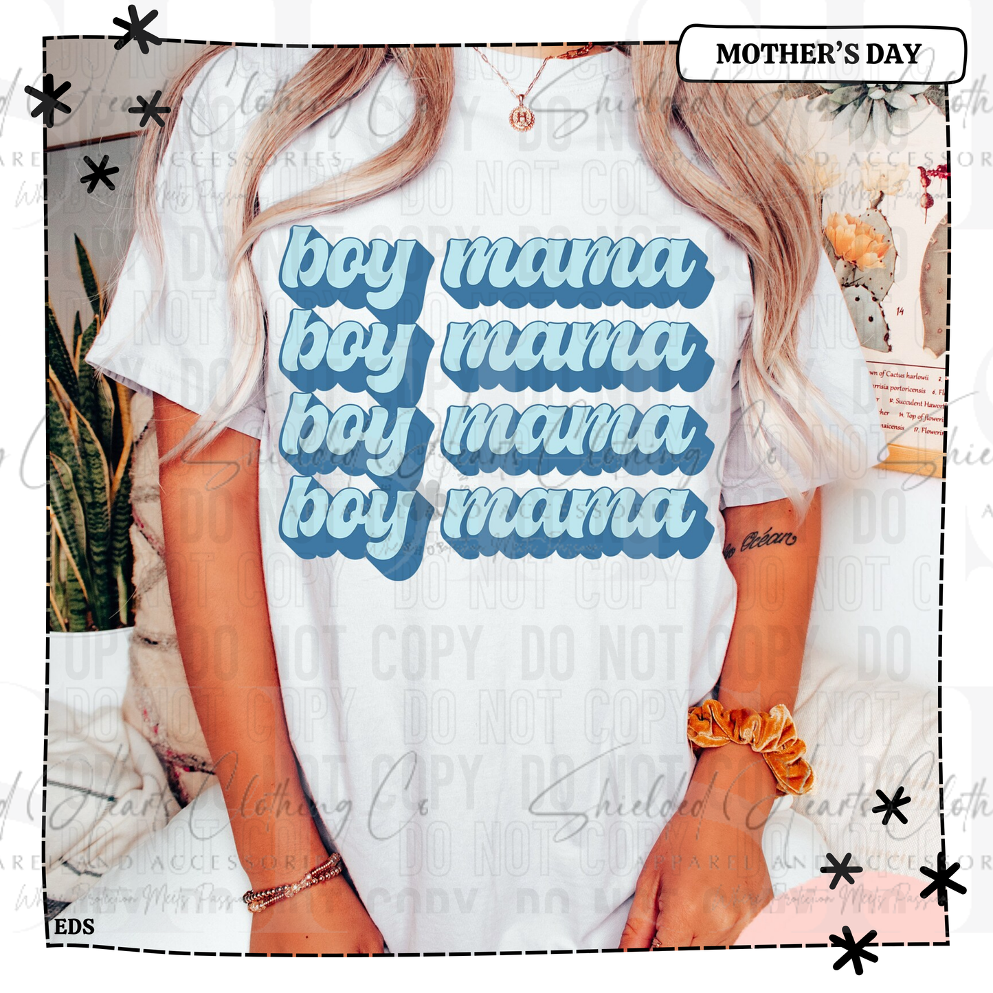 Boy Mama Stacked Shirt