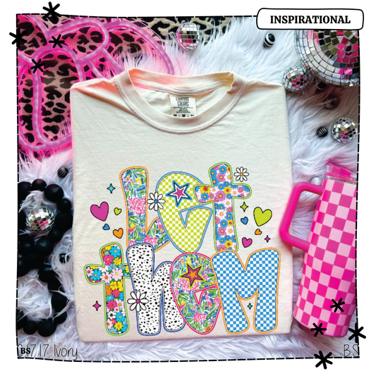 Bright Pattern Let Them Shirt