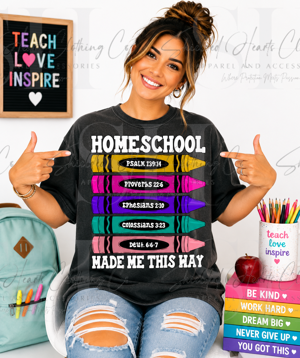Homeschool Made Me This Way Dark