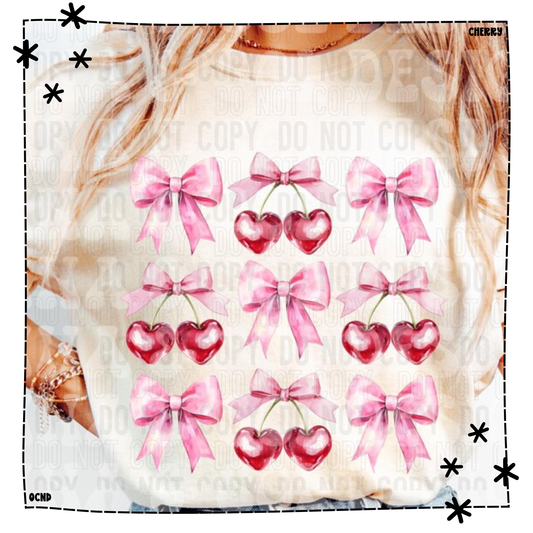 Cherry Pink Bows