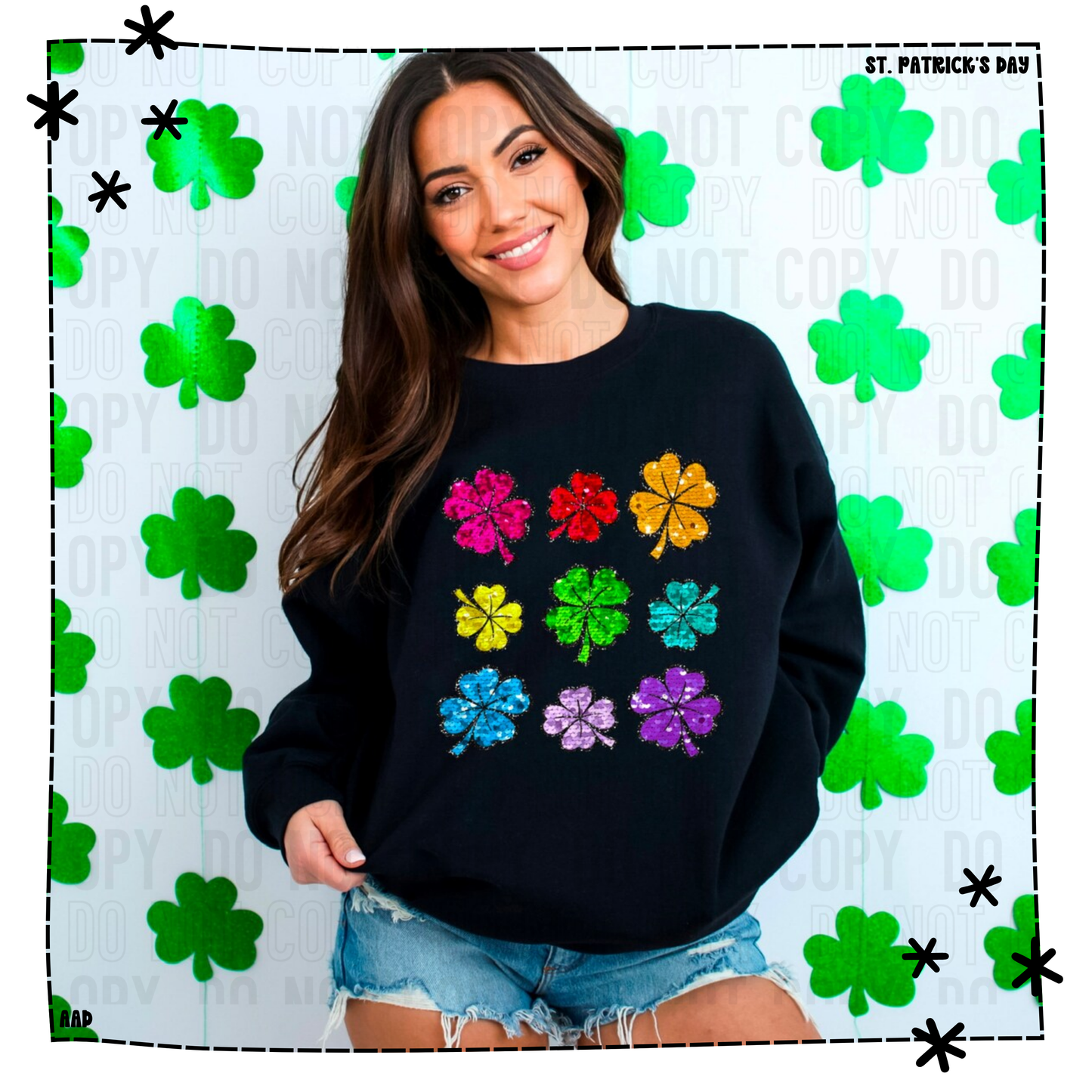 Clover Collage Colorful