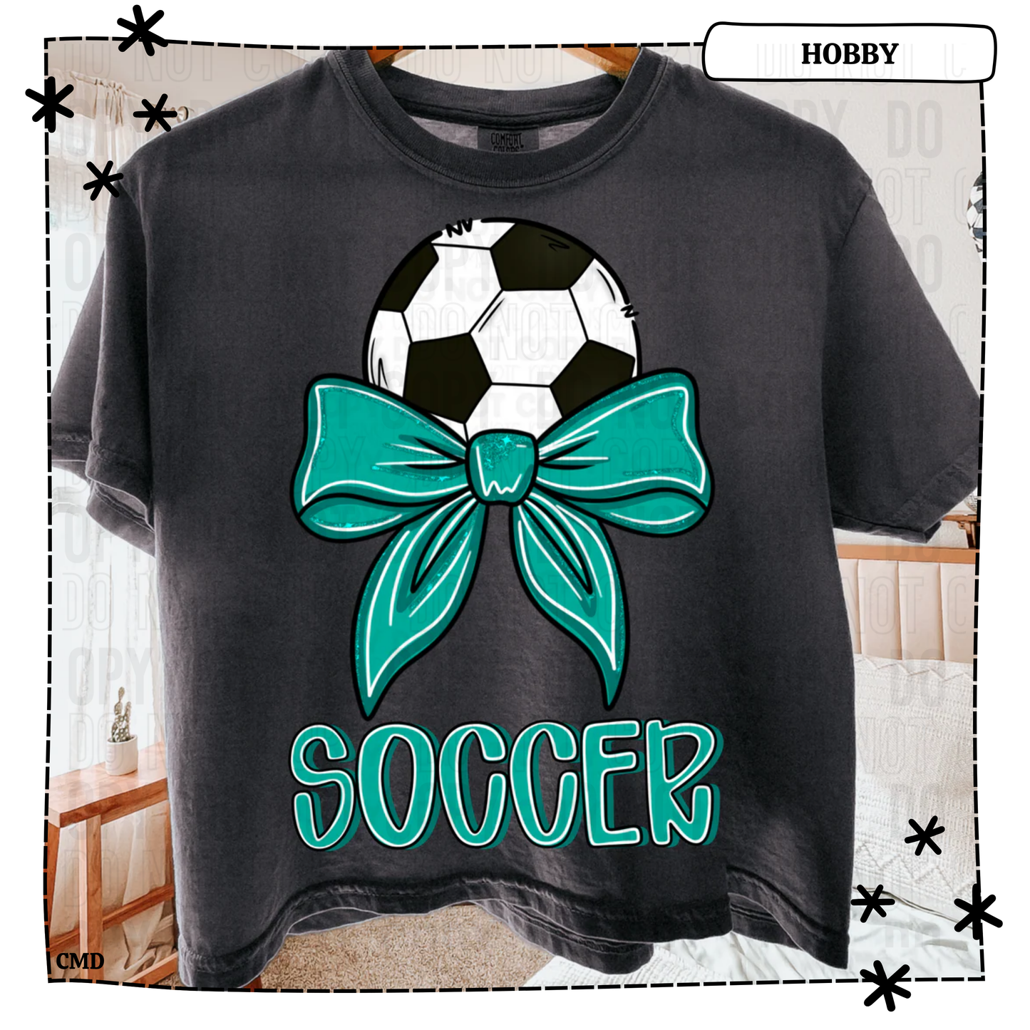 Coquette Bow Soccer
