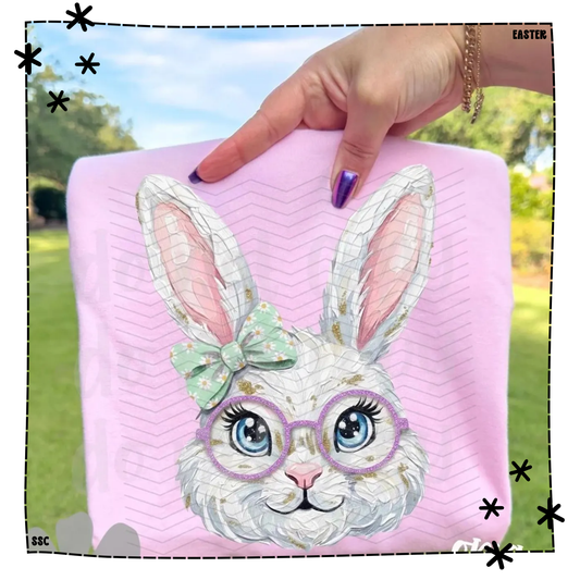 Cute Painted Easter Bunny