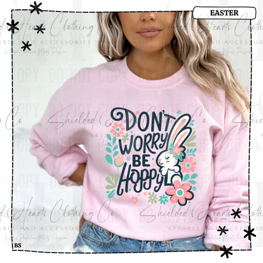 Full Color Don't Worry Be Happy Shirt