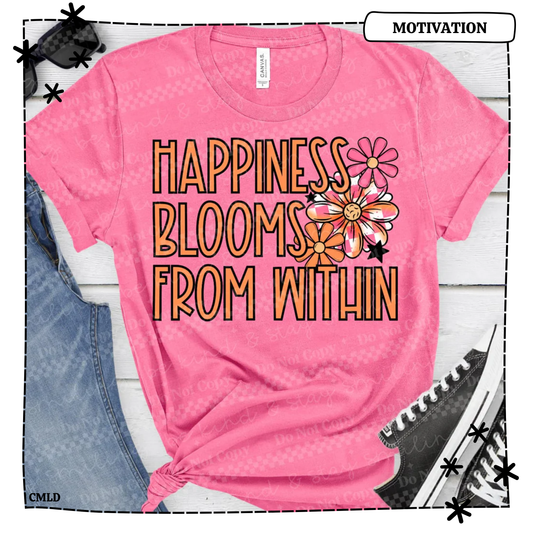 Happiness Blooms From Within