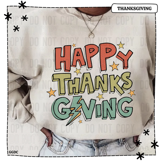 Happy Thanksgiving Cartoon