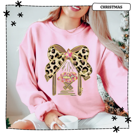 Leopard Bow Manger