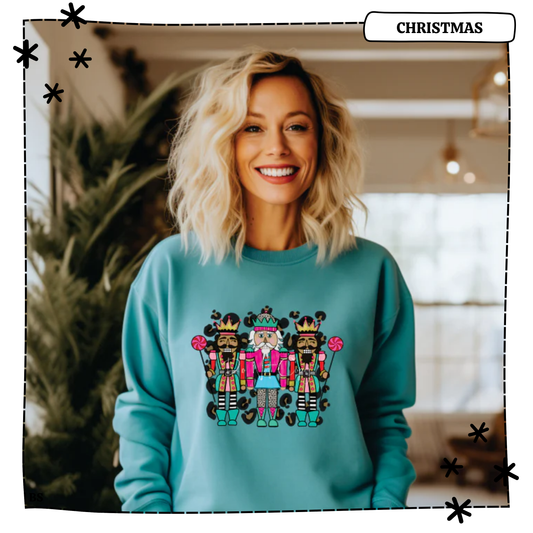 Leopard Nutcracker Trio