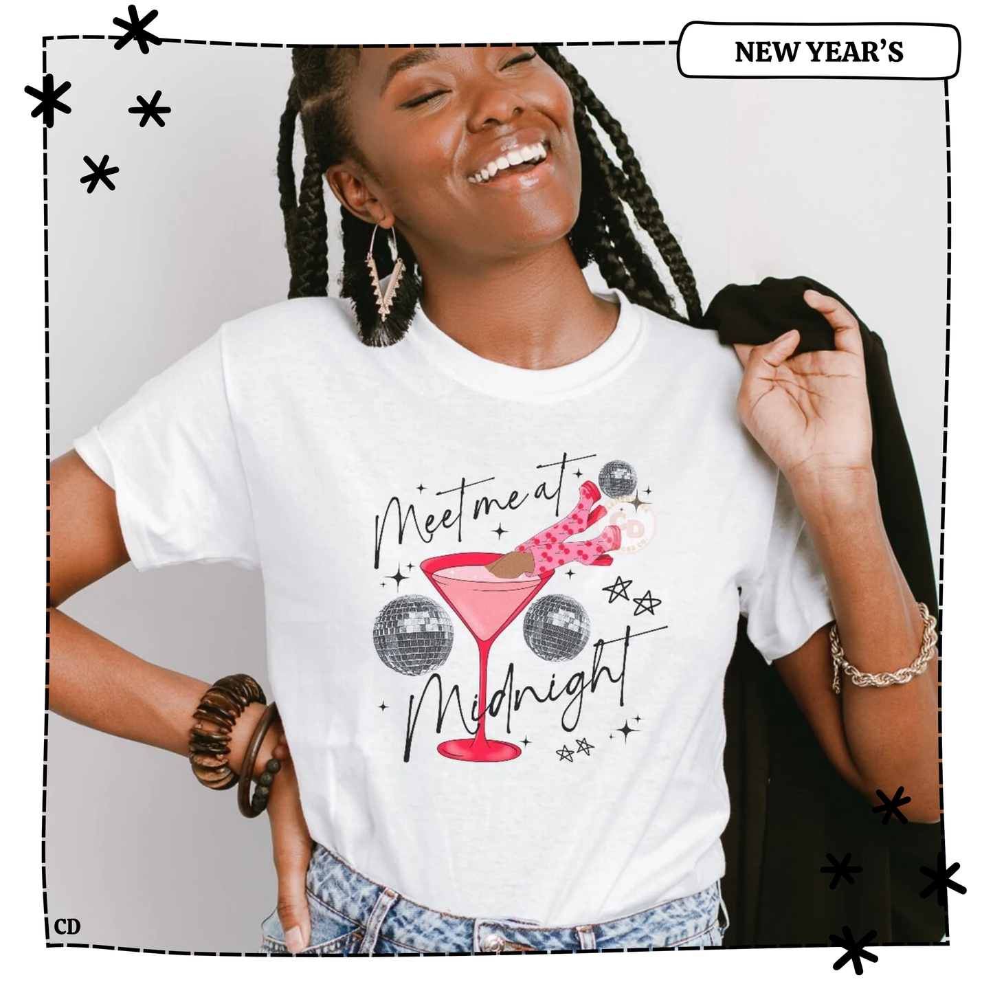 Meet Me At Midnight Black Font