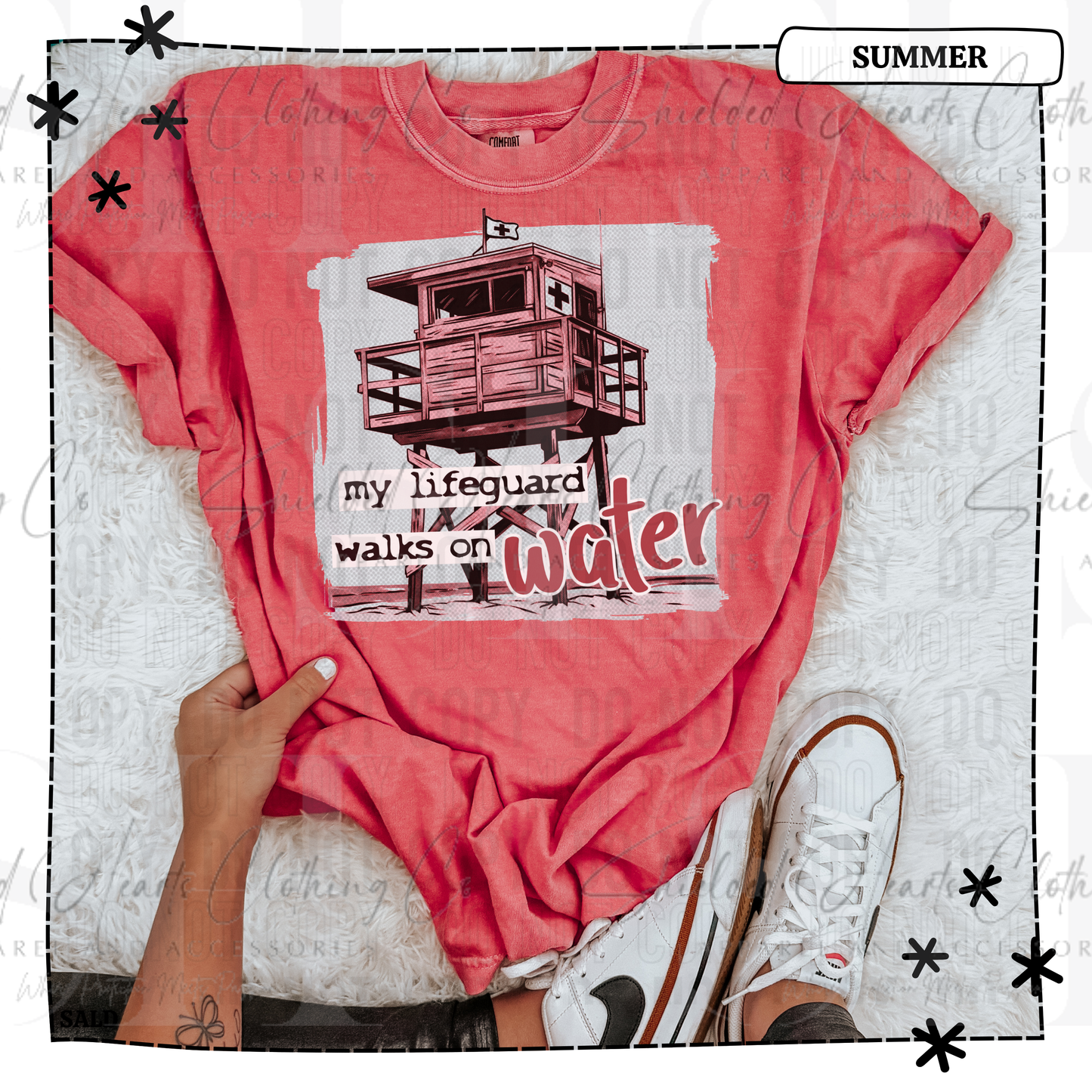 My Lifeguard Walks On Water Shirt