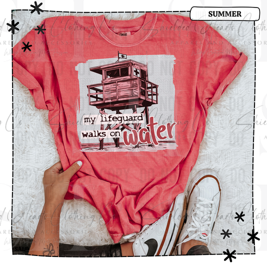 My Lifeguard Walks On Water Shirt