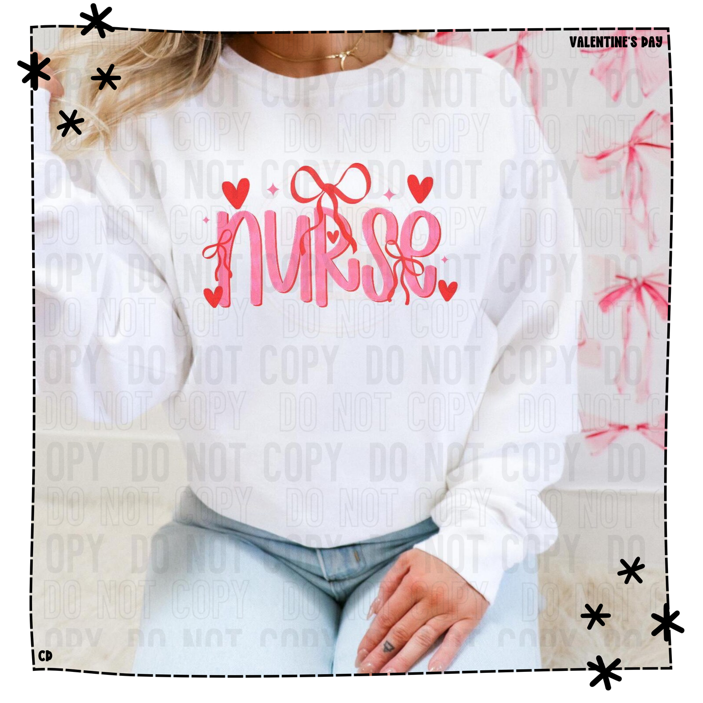 Nurse Heart & Bow