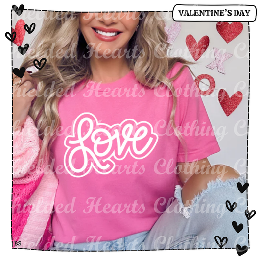 Outlined Love Shirt