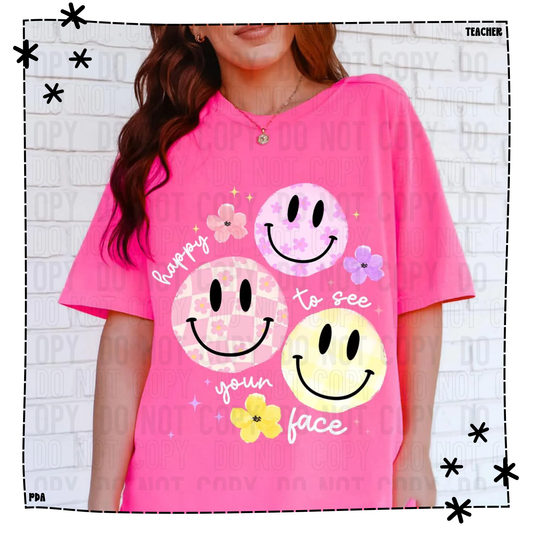 Retro Happy To See Your Face